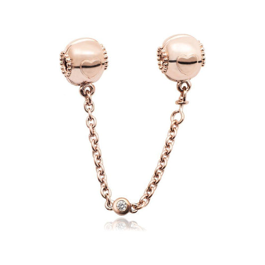 PANDORA CHARMS Mod. JEART SAFETY CHAIN