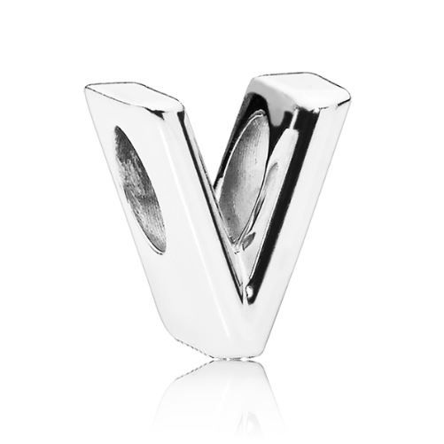 PANDORA Mod. LETTER V ALPHABET CHARM