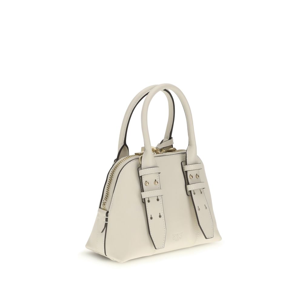 PINKO White Calf Leather Bos Taurus Handbag PINKO