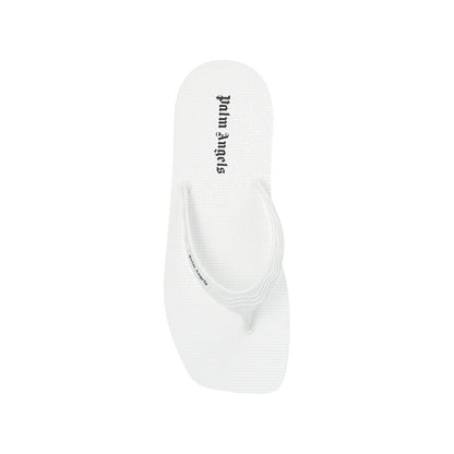 Palm Angels White Rubber Slides 1728,75611013280,EU36/US6,EU37/US7,EU38/US8,EU40/US10,Flats - Shoes,New with tags,Palm Angels,Shoes,Slides - Flats - Shoes,White,Women