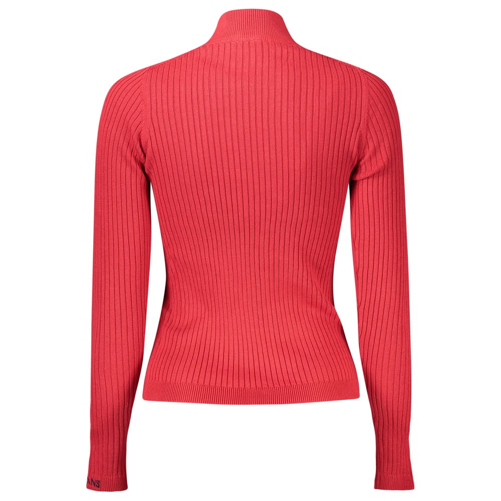 Pepe Jeans Red Cotton Women Sweater Pepe Jeans