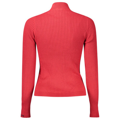 Pepe Jeans Red Cotton Women Sweater Pepe Jeans