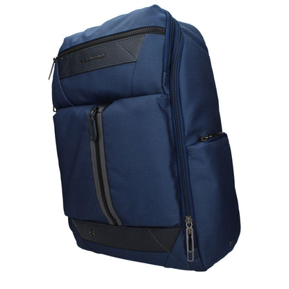 Piquadro Blue Fabric Backpack 1728,75667636384,Backpacks - Bags,Bags,Blue,Men,New with tags,Piquadro