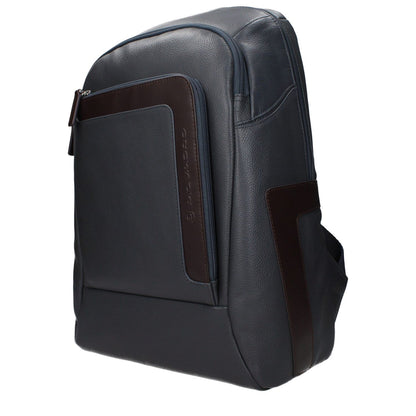 Piquadro Gray Leather Backpack 1728,75667636384,Backpacks - Bags,Bags,Gray,Men,New with tags,Piquadro
