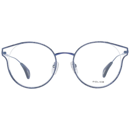 Police Blue Metal & Plastic Glasses (Frames) Police