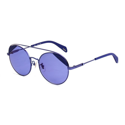 Police Blue Metal Sunglasses Police