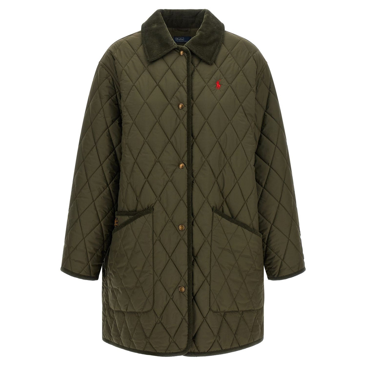 Polo Ralph Lauren Bicolor Polyester Full-Length Jacket