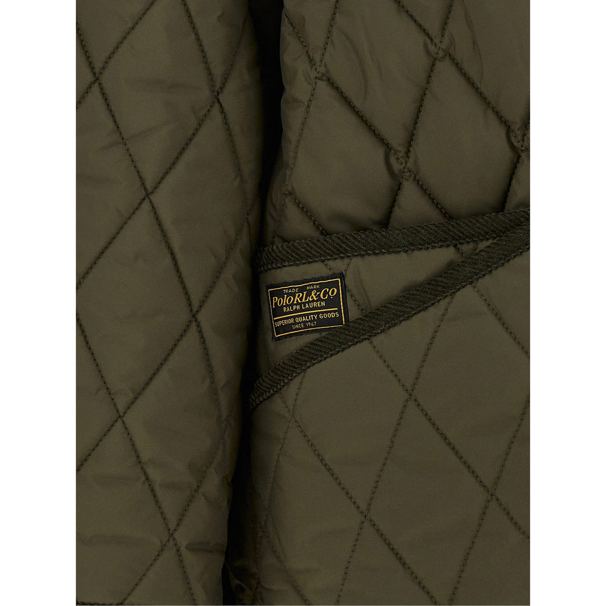 Polo Ralph Lauren Bicolor Polyester Full-Length Jacket