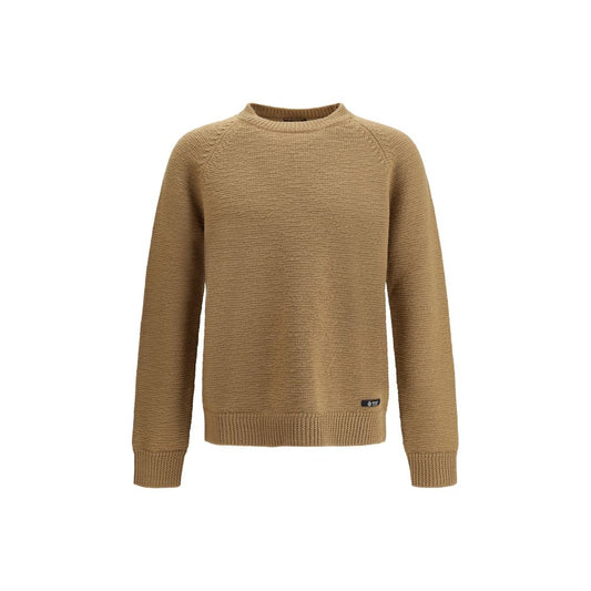 Prada Beige Wool Sweatshirt 1728,72470364320,Beige,Clothing,IT50 | L,IT52 | XL,Men,New with tags,Prada,Sweaters - Clothing,Sweatshirts - Sweaters - Clothing
