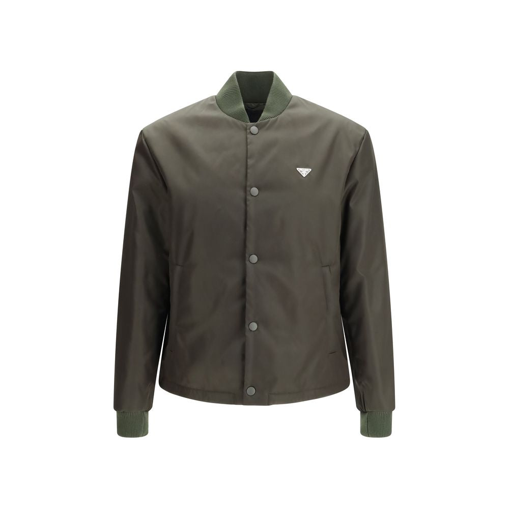Prada Bicolor Nylon Bomber 1728,72470364320,Bicolor,Bombers - Jackets & Coats - Clothing,Clothing,IT48 | M,IT52 | XL,Jackets & Coats - Clothing,Men,New with tags,Prada