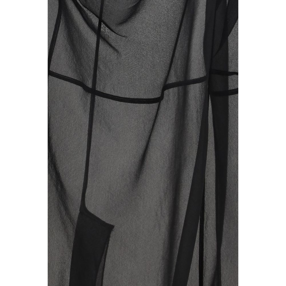 Prada Black Polyester Midi Skirt 1728,72470364320,Black,Clothing,IT38 | S,IT40 | M,Midi - Skirts - Clothing,New with tags,Prada,Skirts - Clothing,Women