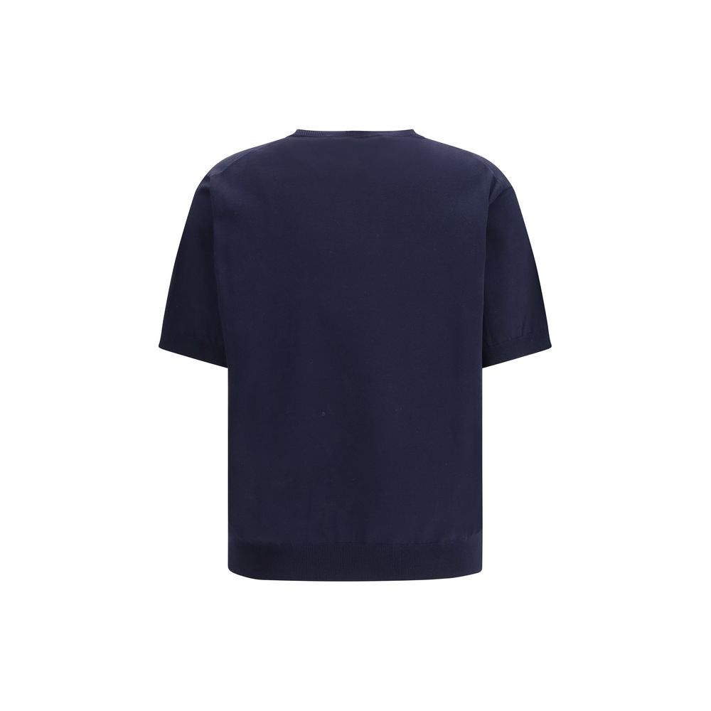 Prada Blue Silk Sweatshirt 1728,72470364320,Blue,Clothing,IT38 | S,IT40 | M,New with tags,Prada,Sweaters - Clothing,Sweatshirts - Sweaters - Clothing,Women