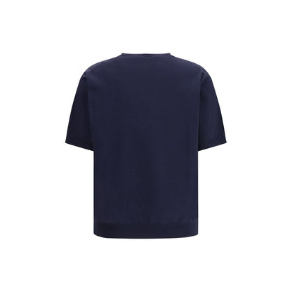 Prada Blue Silk Sweatshirt 1728,72470364320,Blue,Clothing,IT38 | S,IT40 | M,New with tags,Prada,Sweaters - Clothing,Sweatshirts - Sweaters - Clothing,Women