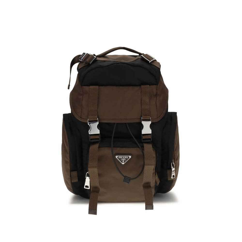 Prada Brown  Re-Nylon The Backpack