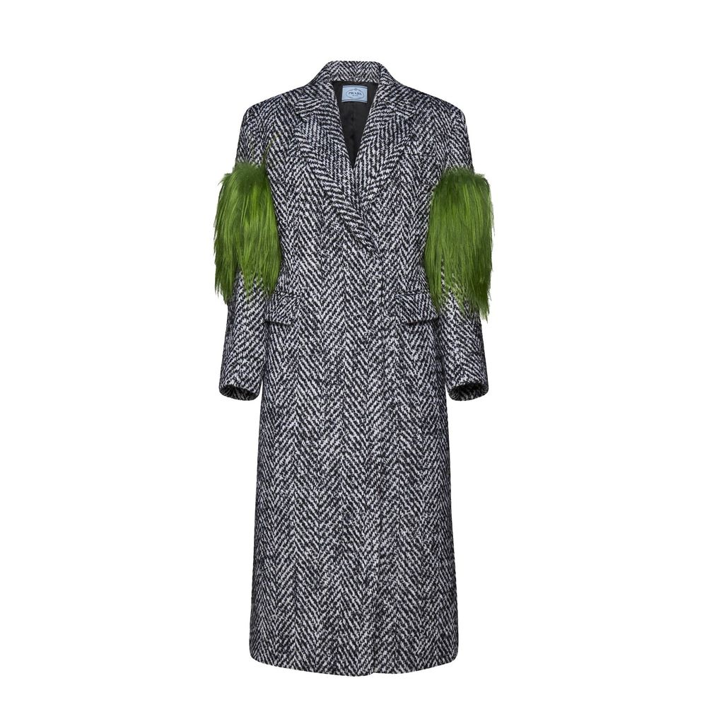 Prada Gray Wool Coat