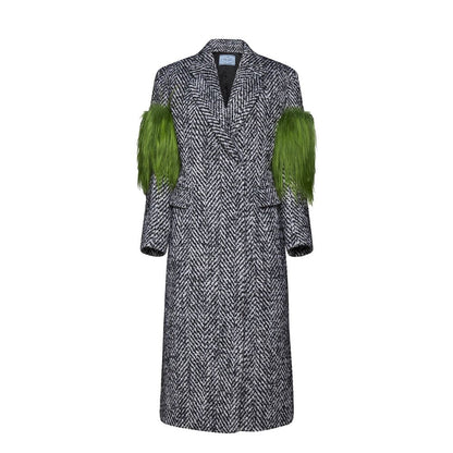 Prada Gray Wool Coat
