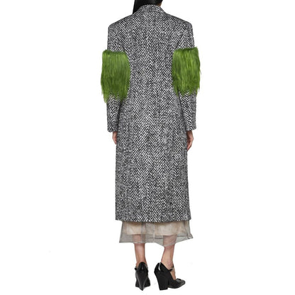 Prada Gray Wool Coat