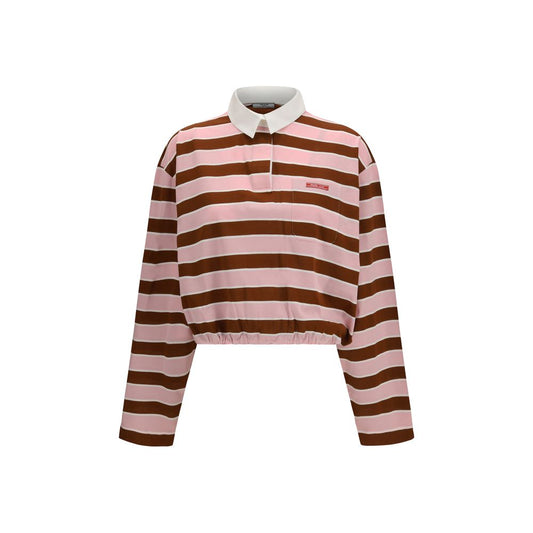 Prada Multicolor Cotton Sportswear 1728,72470364320,Clothing,IT38 | S,IT40 | M,Long Sleeve - T-Shirts - Clothing,Multicolor,New with tags,Prada,Sportswear - Clothing,T-Shirts - Clothing,Women