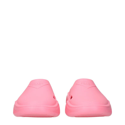 Prada Pink Cotton Slippers 1728,75667636384,EU35/US5,EU37/US7,EU39/US9,EU40/US10,EU41/US11,New with tags,Pink,Prada,Sandals - Shoes,Shoes,Slippers - Sandals - Shoes,Women