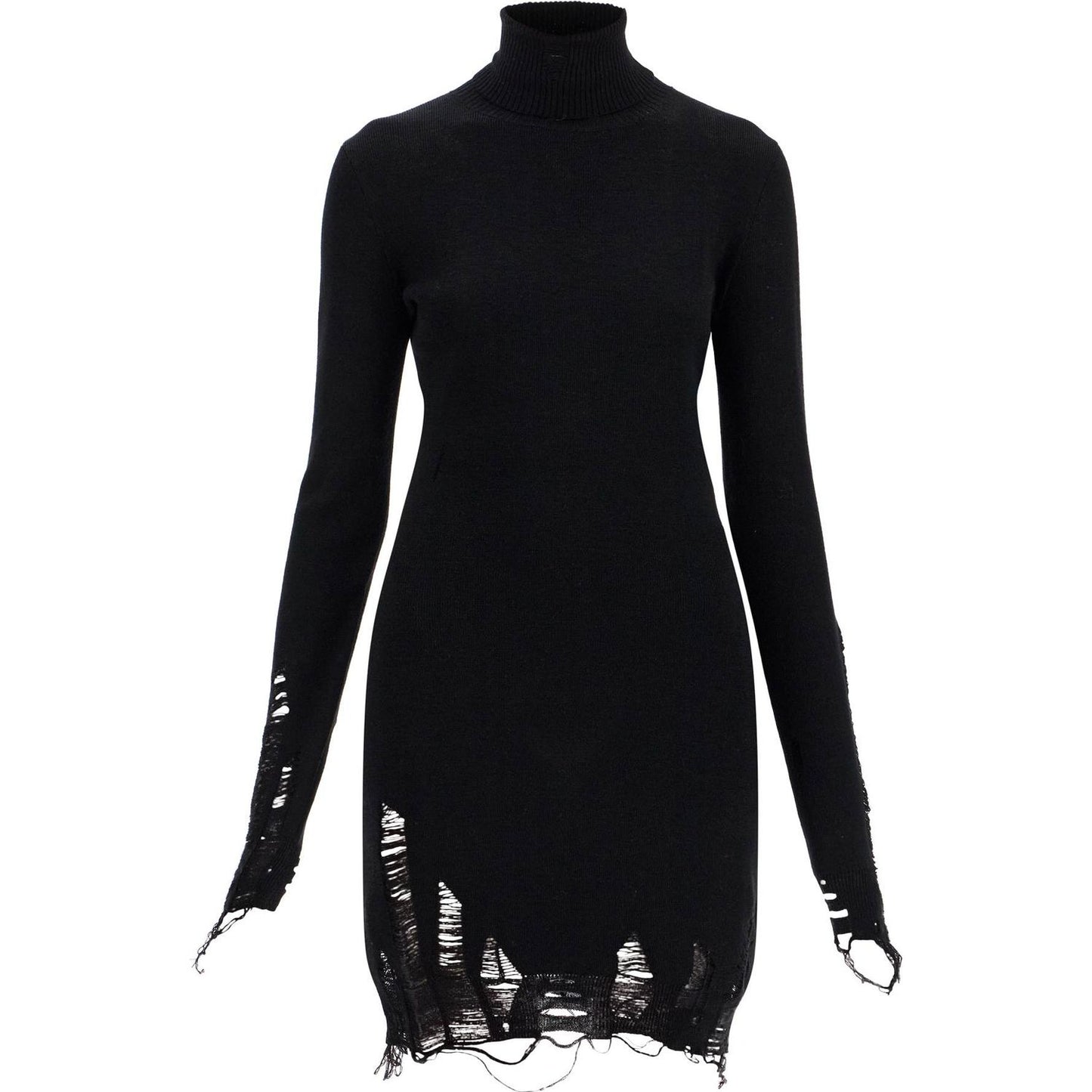 MM6 Maison Margiela destroyed knit mini dress Dresses MM6 Maison Margiela