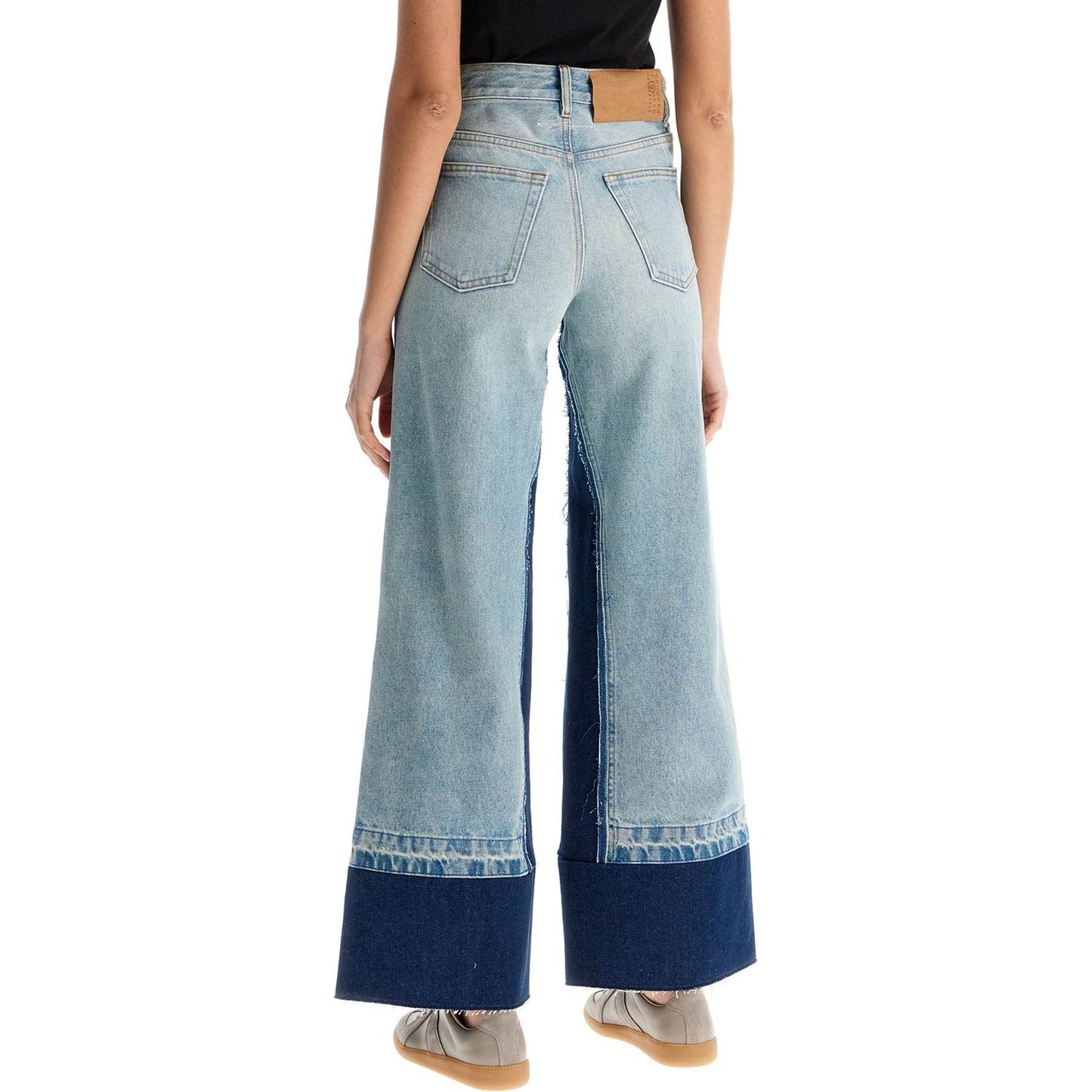 MM6 Maison Margiela flared color-block jeans Jeans MM6 Maison Margiela