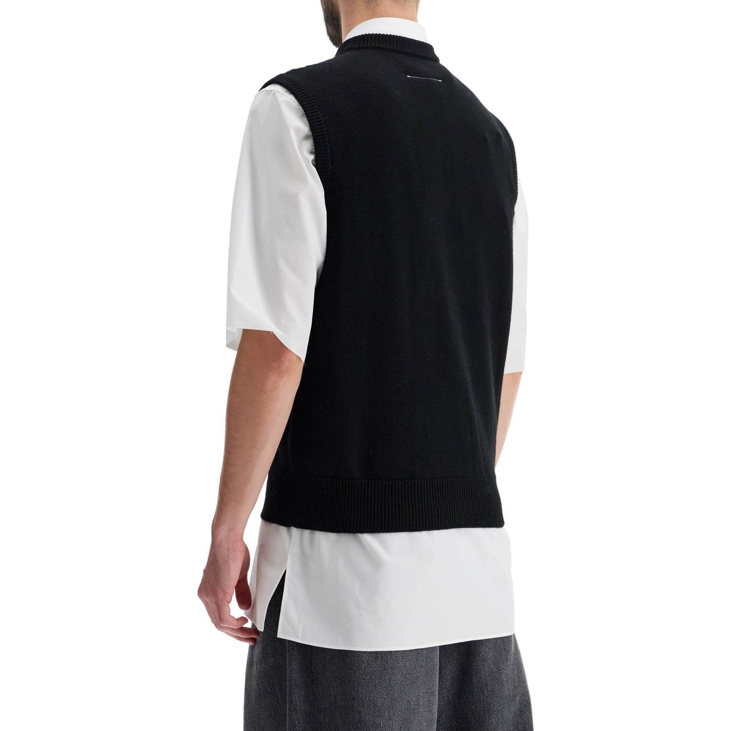 MM6 Maison Margiela sleeveless pullover with Knitwear MM6 Maison Margiela