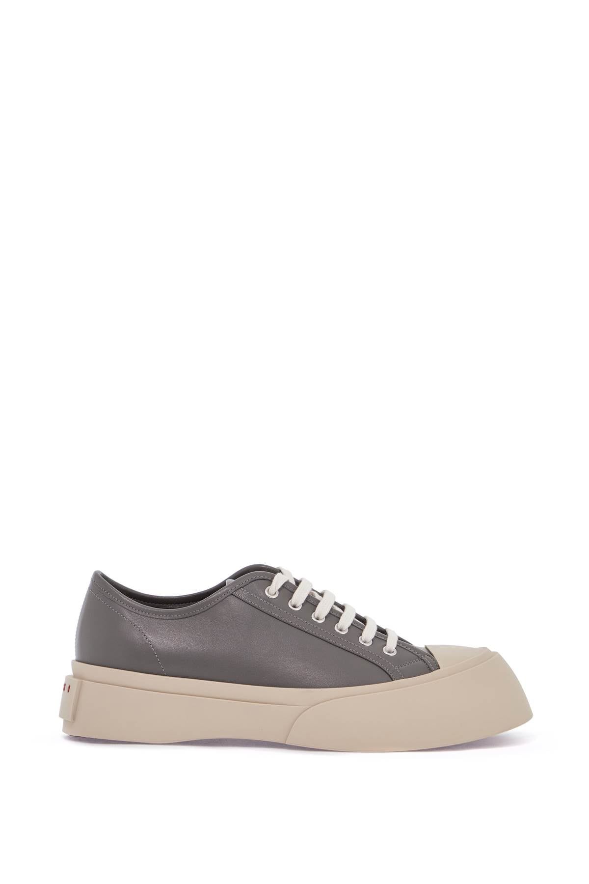 Marni elegant gray calfskin men's sneakers Sneakers Marni