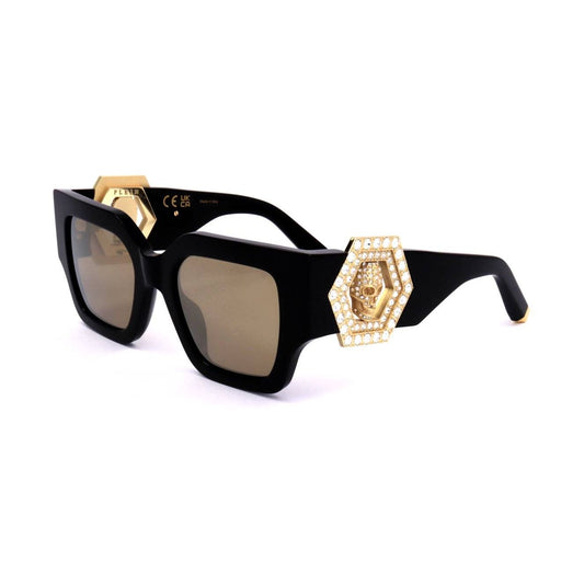 PHILIPP PLEIN SUNGLASSES Mod. SPP103S SHINY GREY GOLD-0
