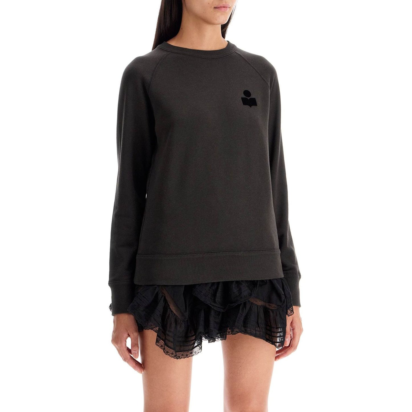 Isabel Marant Etoile milla cotton sweatshirt with round neck Topwear Isabel Marant Etoile