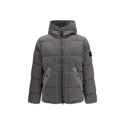 Stone Island Gray Polyamide Shell Jacket