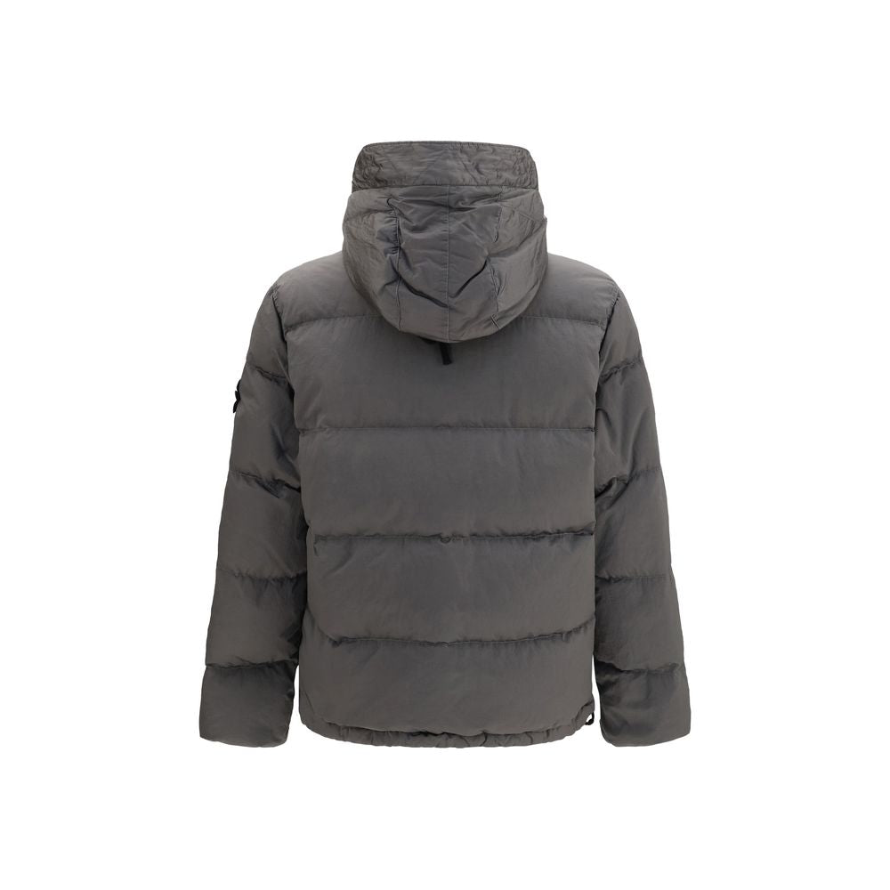 Stone Island Gray Polyamide Shell Jacket