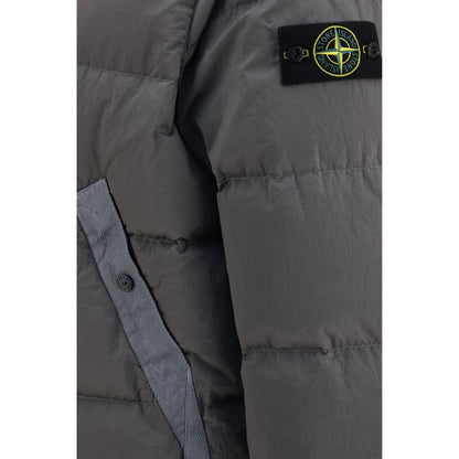 Stone Island Gray Polyamide Shell Jacket