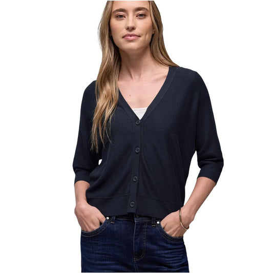 Street One Blue Viscose Cardigan 1728,34 | XXS,71956299936,Blue,Cardigans - Sweaters - Clothing,Clothing,IT36|XXS,IT38|XS,IT40|S,IT42|M,New with tags,Street One,Sweaters - Clothing,Women
