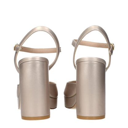 Stuart Weitzman Beige Leather Platform Sandals 1728,75667636384,Beige,EU36/US6,EU37.5/US7.5,EU37/US7,EU38.5/US8.5,EU39/US9,EU40/US10,EU41/US11,New with tags,Platforms - Sandals - Shoes,Sandals - Shoes,Shoes,Stuart Weitzman,Women
