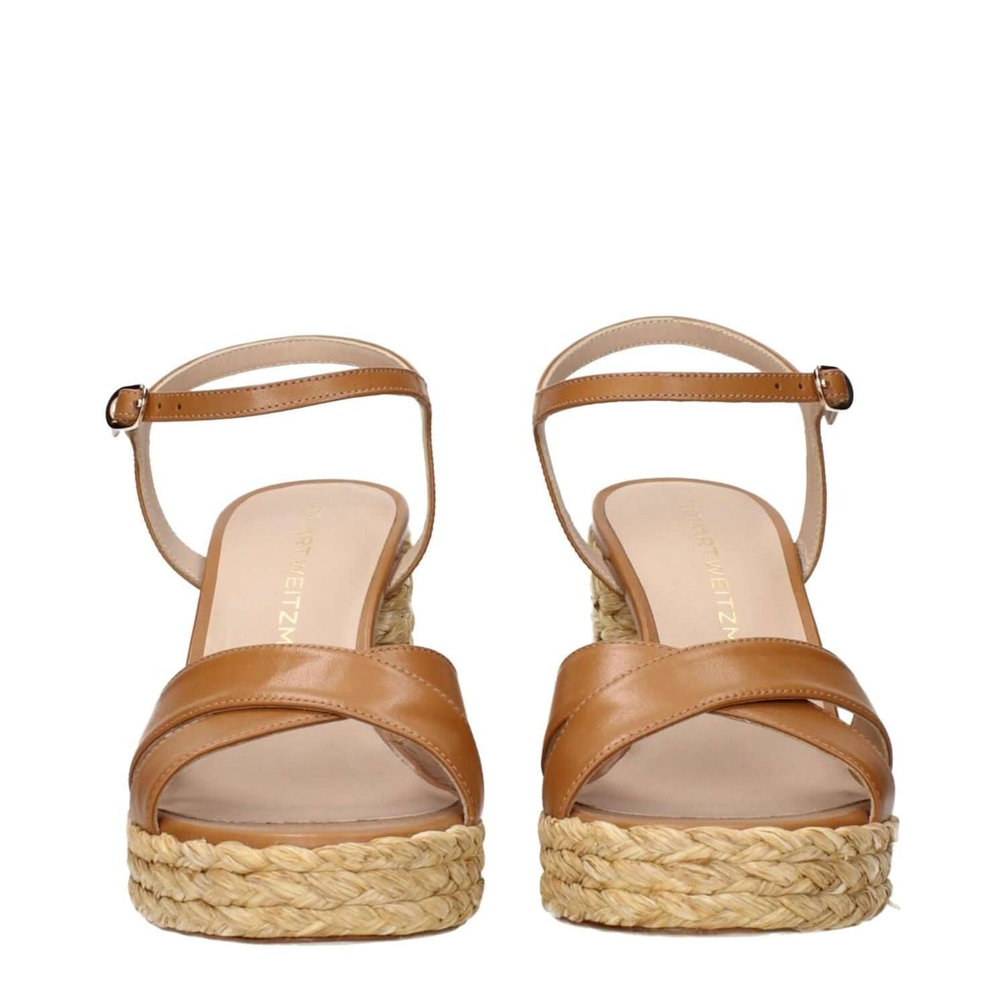 Stuart Weitzman Brown Leather Platform Sandals 1728,75667636384,Brown,EU36/US6,EU40/US10,EU41/US11,New with tags,Platforms - Sandals - Shoes,Sandals - Shoes,Shoes,Stuart Weitzman,Women