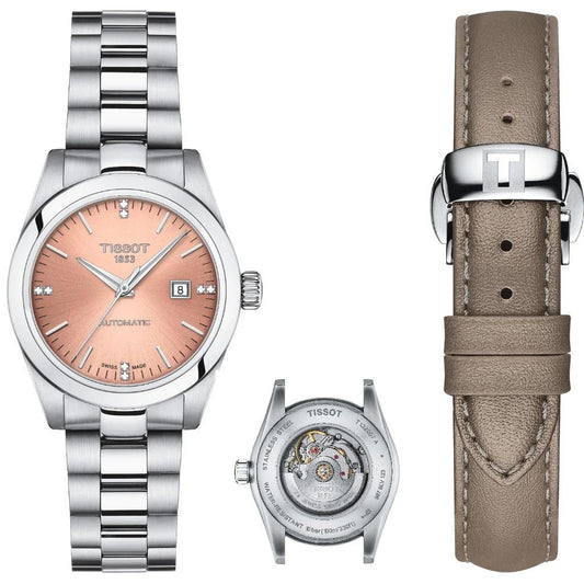TISSOT Mod. CLASSIC DREAM With DIAMONDS Special Pack + Extra Strap Lady,READY STOCKED WATCHES,Wristwatch