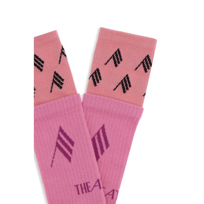 The Attico Multicolor Cotton Socks 1728,72470364320,Clothing,L-XL,Multicolor,New with tags,S-M,Socks - Underwear - Clothing,The Attico,Underwear - Clothing,Women