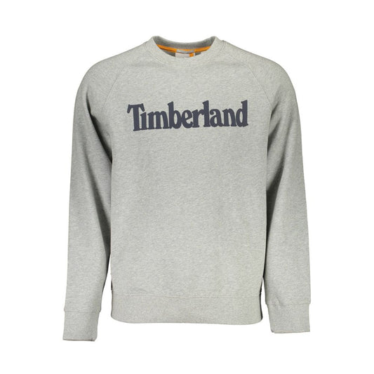 Timberland Grey Cotton Men Sweatshirt