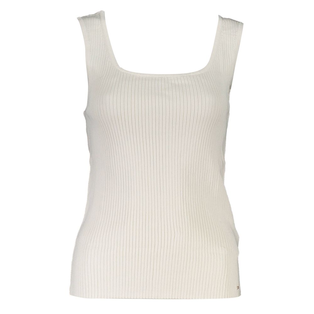 Tommy Hilfiger Bianco Modal Women Tank Top