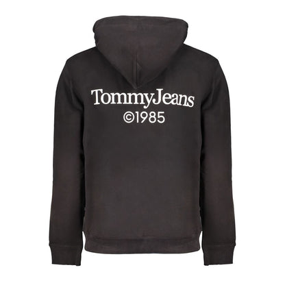 Tommy Hilfiger Black Cotton Men's Sweatshirt Hoodie