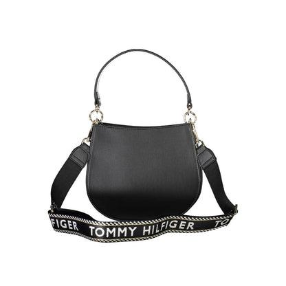 Tommy Hilfiger Black Polyester Handbag