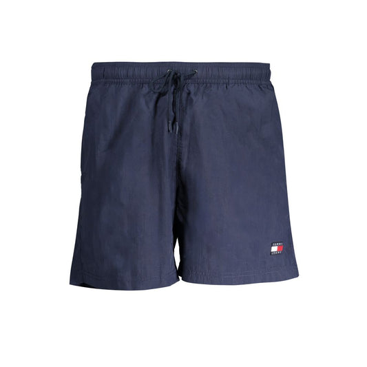 Tommy Hilfiger Blue Nylon Men's Swim Trunk