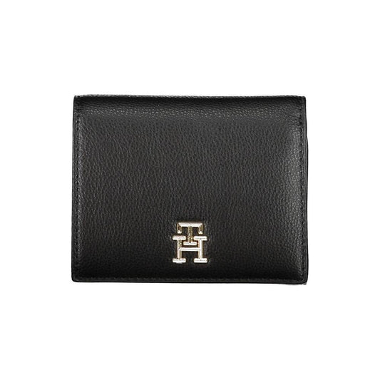 Tommy Hilfiger Tommy Hilfiger Black Polyethylene Women Wallet TO-20474