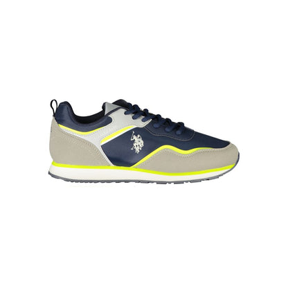 U.S. POLO ASSN. Blue Polyester Women Sneaker