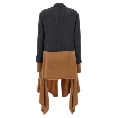 Undercover Multicolor Wool Coat