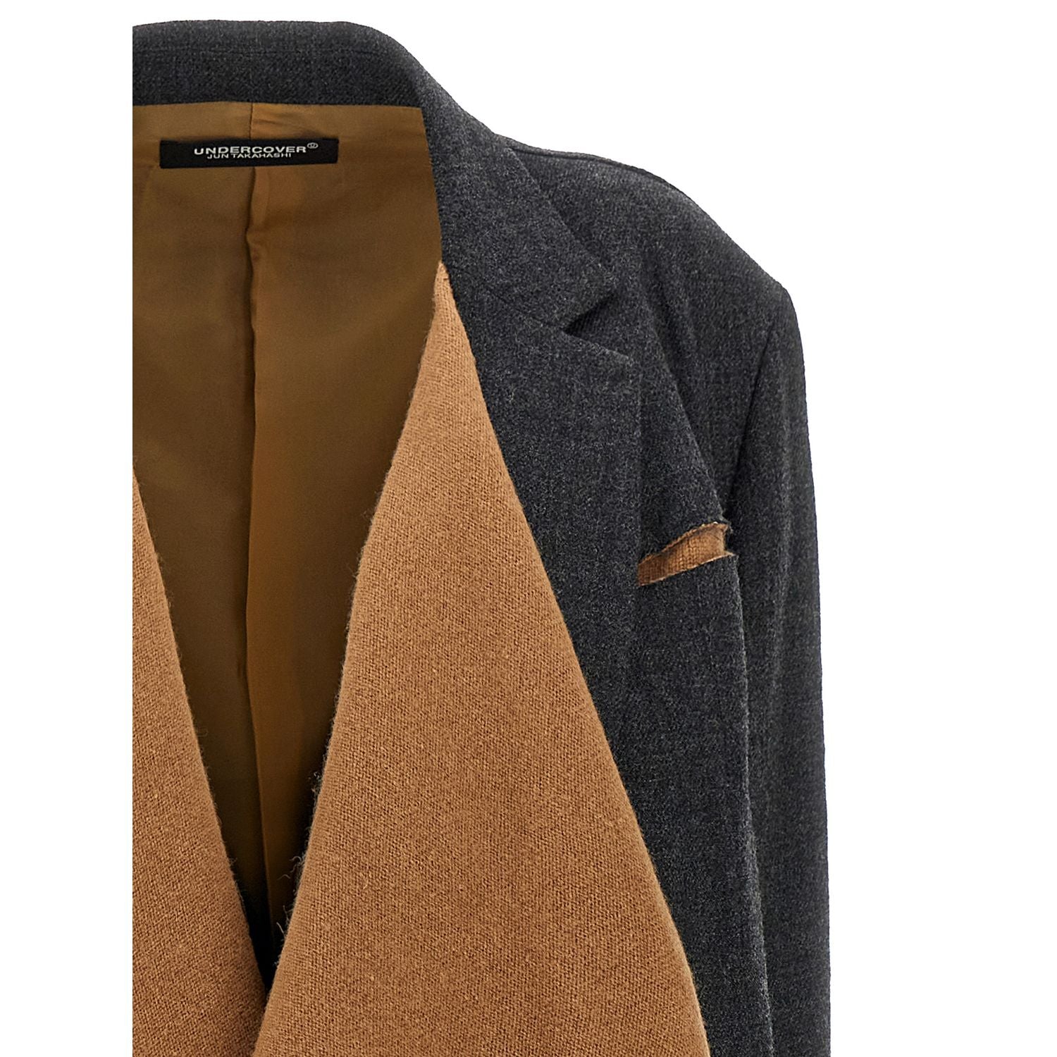 Undercover Multicolor Wool Coat