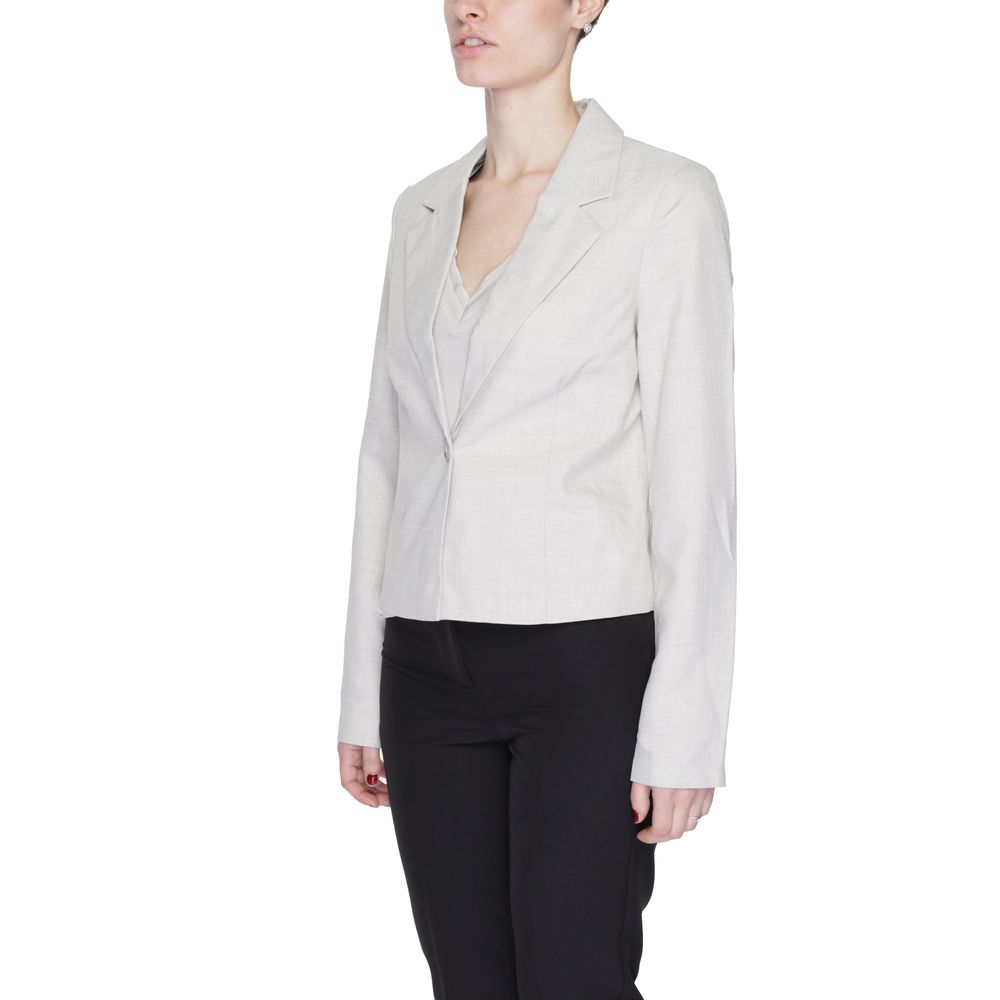 Vero Moda Gray Polyester Blazer
