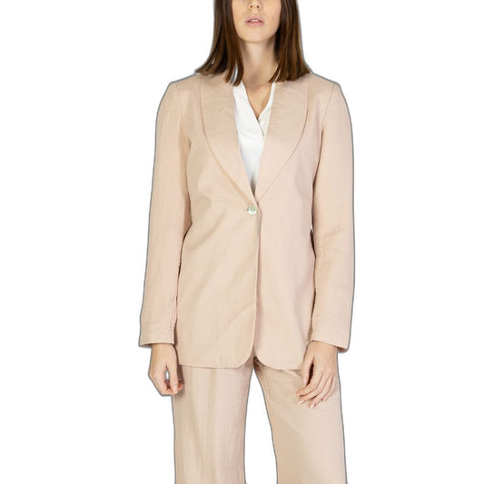 Vero Moda Pink Viscose Blazer Vero Moda