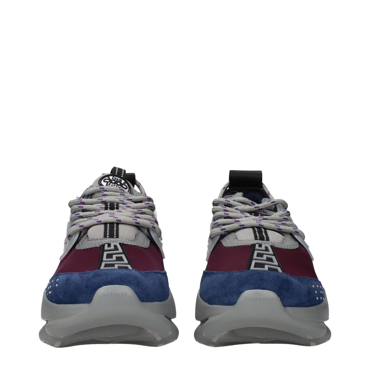 Versace Multicolor Fabric Chunky Sneakers 1728,75667636384,Chunky - Sneakers - Shoes,EU41/US8,EU42/US9,EU45/US12,EU47/US14,Men,Multicolor,New with tags,Shoes,Sneakers - Shoes,Versace
