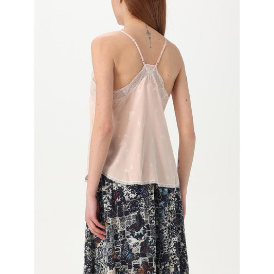 Zadig & Voltaire Multicolor Polyester Satin Top 1728,67400106144,Clothing,Multicolor,New with tags,Sportswear - Clothing,Tops - Sportswear - Clothing,Women,XS,Zadig & Voltaire